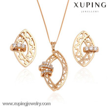 63398-Xuping Jewelry 2 piece Jewelry Set Wholesale with 18K Gold Plated